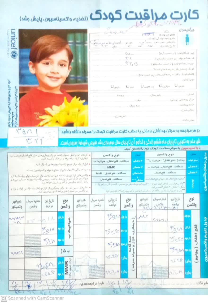 کارت واکسن